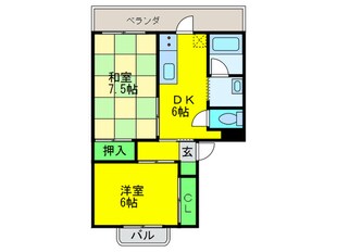 サンモール木下の物件間取画像